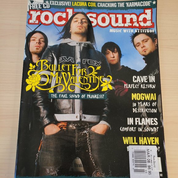 ROCK SOUND UK Magazine #82 March 2006 BULLET FOR MY VALENTINE In Flames Trivium - Picture 1 of 5